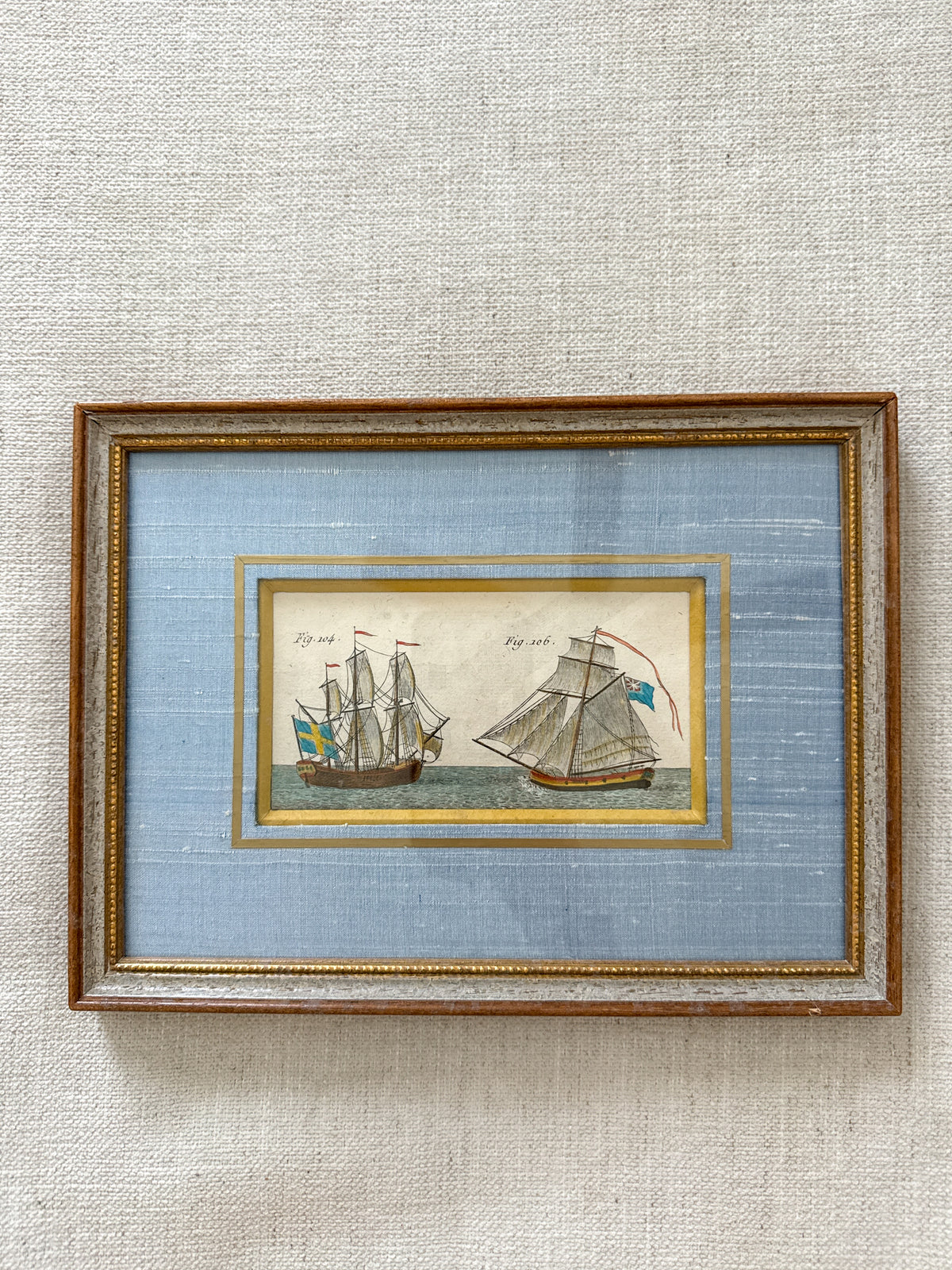 18th century French ship engraving