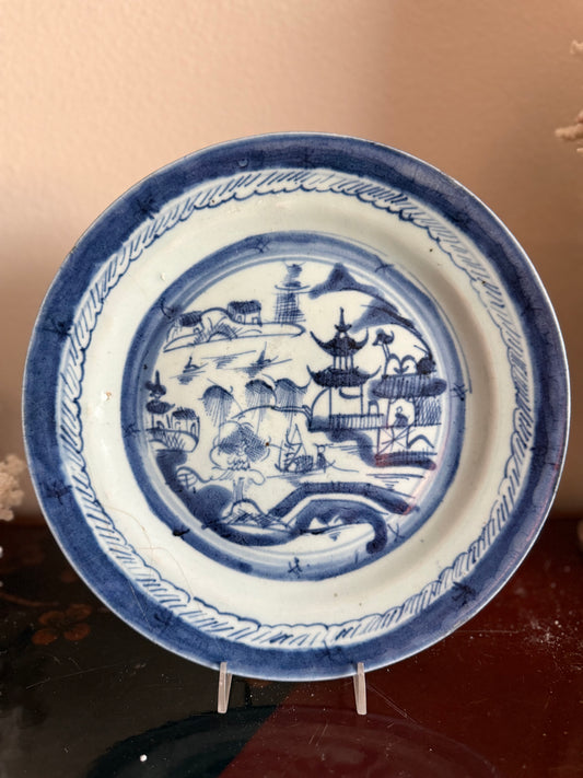 Antique Canton plate