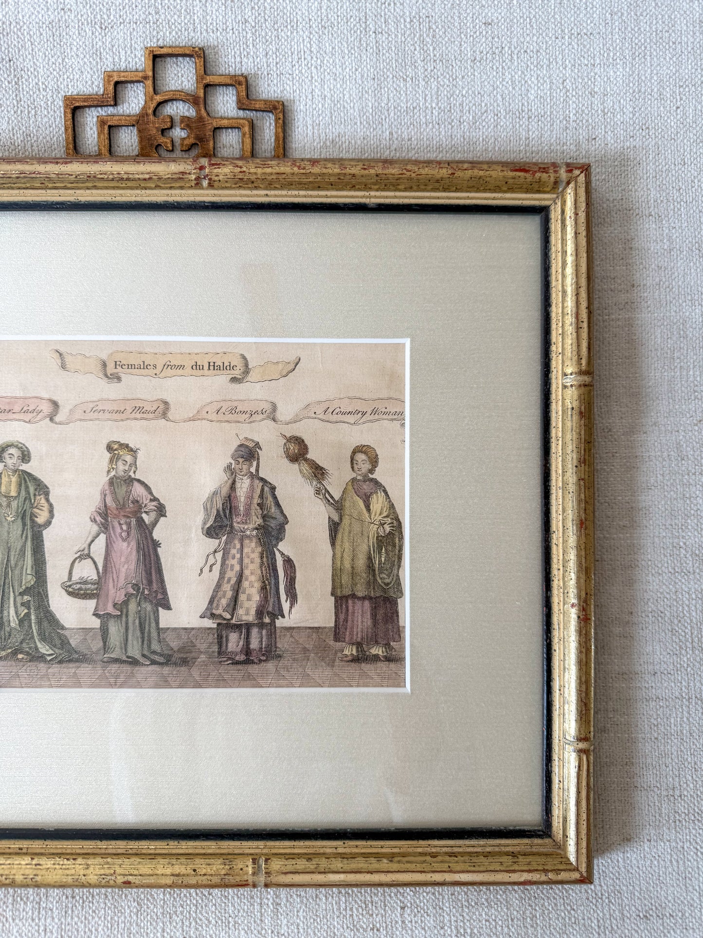 18th century Chinese Tartar engraving