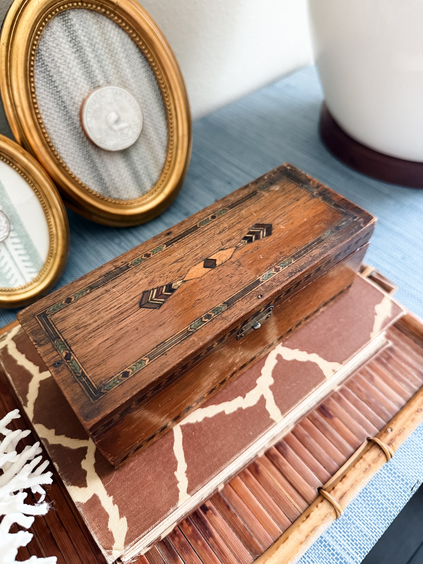 Antique wooden box