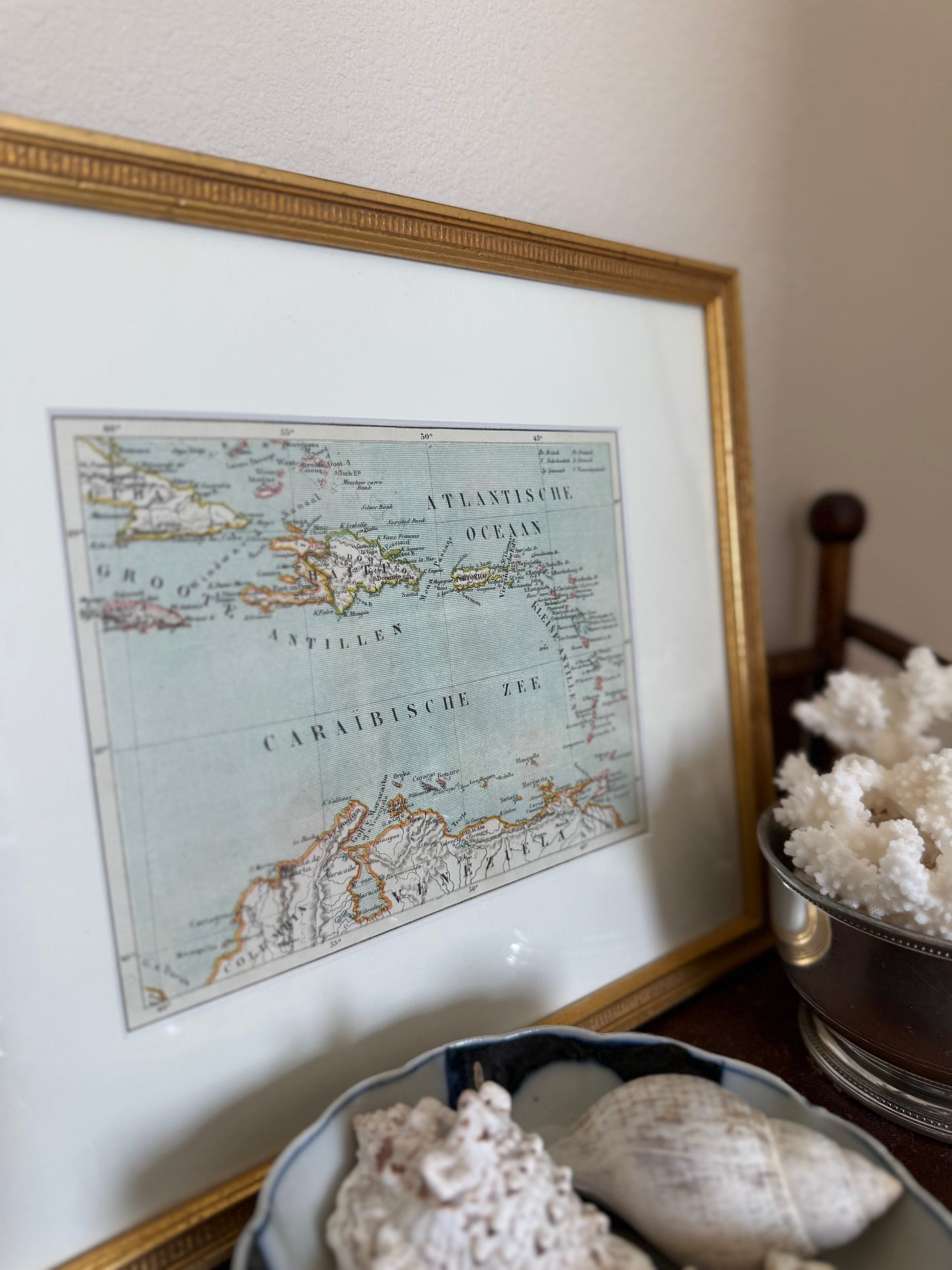19th c. Caribbean map