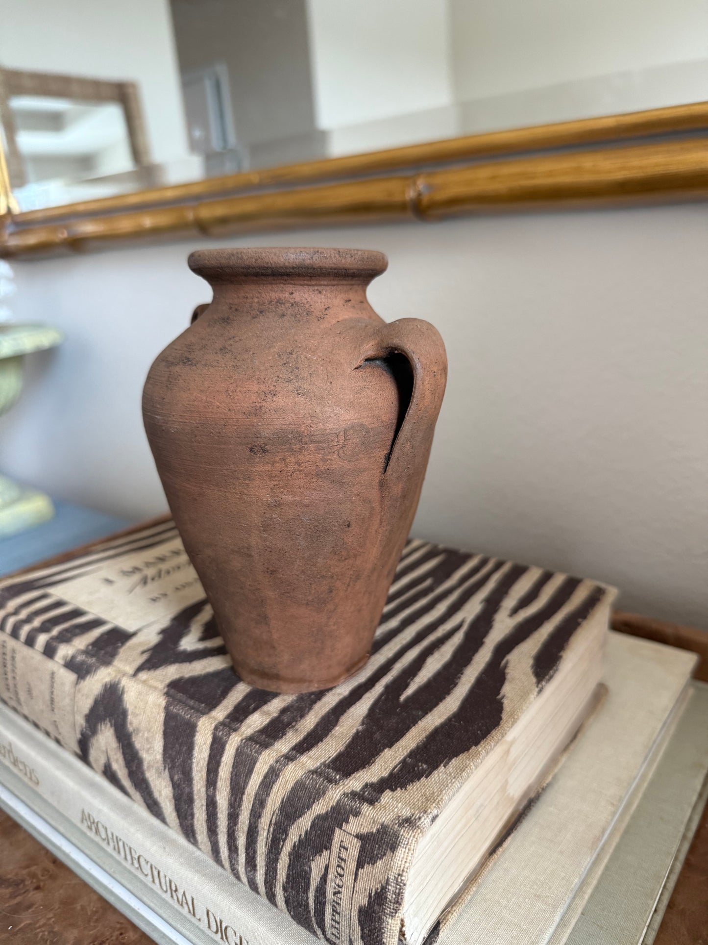 Terracotta mini vase