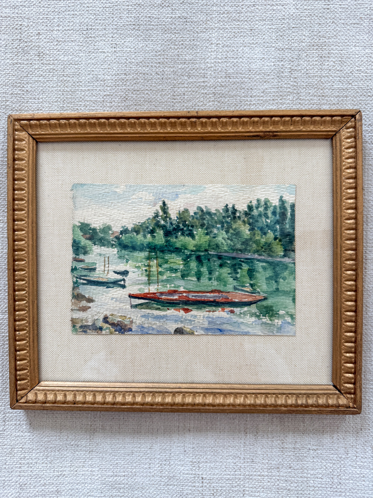 French watercolor painting